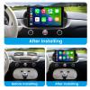 Radio for Fiat 500 500C 2007-2015 Stereo Upgrade Dash Kit Car GPS Navigation,2+32GB 9" IPS Touch Screen Head Unit with Car-Play & Android Auto/SWC/Rear View view 2