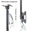 THEGA Adjustable Ceiling TV Mount Bracket - Adjustable Height Ceiling Mount for TV, Ceiling TV Mount Stand, 360 Degree Rotating Bracket for 20-32 Inch TV, Maximum VESA 200x200mm (Size : 0.5-0.85m) view 3