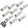 25GBase-SR Multimode SFP+ Transceiver 25G SFP28 850nm 100m DOM Duplex LC MMF Optical Transceiver Module Compatilbe with Intel E25GSFP28SR (10-Pack, 25GBase-SR|100m) view 1