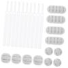 Homoyoyo 26pcs Desktop Wire Clips Organizers Cable Holders Self-Adhesive Clips Cord Management view 1