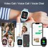 LogHog Kids Smart Watch Boys Girls 4G Tmobile Wi-Fi SIM Card Included Kids Smart Watches with Heartrate Temperature Pedometer Activity Tracker 2-Way Call Video Calling Whatsapp Line view 4