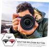 DOITOOL 3pcs Camera Shutter Button Aluminum Alloy Concave Surface Shutter Release Easy Install Camera Accessory view 2