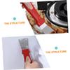 ULDIGI 4pcs Plastic Scraper Tool Ice Shovel for Kitchen Stain Removal Frost Removal Tools Stove Scraper Home Cleaning Utility Random Style view 4