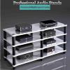 Cinema Audio Equipment Bracket Professional Amplifier Bracket Home Audio Bracket Multi-Layer Design Do not Hurt The Equipment Strong Support Wide Range of uses (Color : Black, Size : 120 * 48 * 54cm) view 3