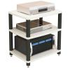 Cinema Audio Equipment Rack Professional Amplifier Stand Multi-Functional Multi-Layer Audio Stand Strong Structure Easy to Clean Long Service Life (Color : White, Size : 3st Floor) view 1