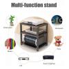 Cinema Audio Equipment Rack Professional Amplifier Stand Multi-Functional Multi-Layer Audio Stand Strong Structure Easy to Clean Long Service Life (Color : White, Size : 3st Floor) view 3