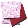 EReader Quilted Sleeve, Medium 8.25" x 9.25" Book Sleeve, Quilted, Padded, Cancer Pink Ribbons Clutch Purse view 2
