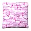 EReader Quilted Sleeve, Medium 8.25" x 9.25" Book Sleeve, Quilted, Padded, Cancer Pink Ribbons Clutch Purse view 3