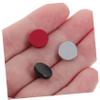 DOITOOL 3pcs Aluminum Alloy Flat Shutter Release Buttons for Camera Durable for Enhanced Grip and Reduced Shake Red Silver Black view 3