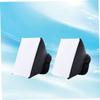 Veemoon 2pcs Portable Flash Diffuser Softbox Collapsible Photography Box for DSLR Cameras Provides Soft Illumination Fits External Flashes Easy Storage and Transport view 2