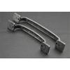ECOLFE Antique Cabinet Drawer Handles, Zinc Alloy Nostalgic Retro Wardrobe Door Handle to Door Handle Cabinet Continental Barn Door Hardware Old Rustic Handles view 3