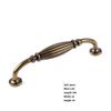 ECOLFE Antique Cabinet Drawer Handles, 2Pcs Zinc Alloy Wardrobe Door Handle Cupboard Tv Cabinet Drawer Golden Solid Handle Furniture Hardware, Bronze view 2