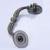 Antique Cabinet Drawer Handles, 2Pcs Retro Zinc Alloy Handle Cabinet Drawer Ring Handle Door Cabinet Double Hole Shoe Cabinet Double Seat Handle 2 (Color : 2) view 2
