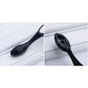 Antique Cabinet Drawer Handles, 2Pcs Aluminum Alloy Black and White Handle Wine Cabinet Door Wardrobe Door Drawer Cupboard Door Handle 96 Asian Black (Color : 128 Black) view 2