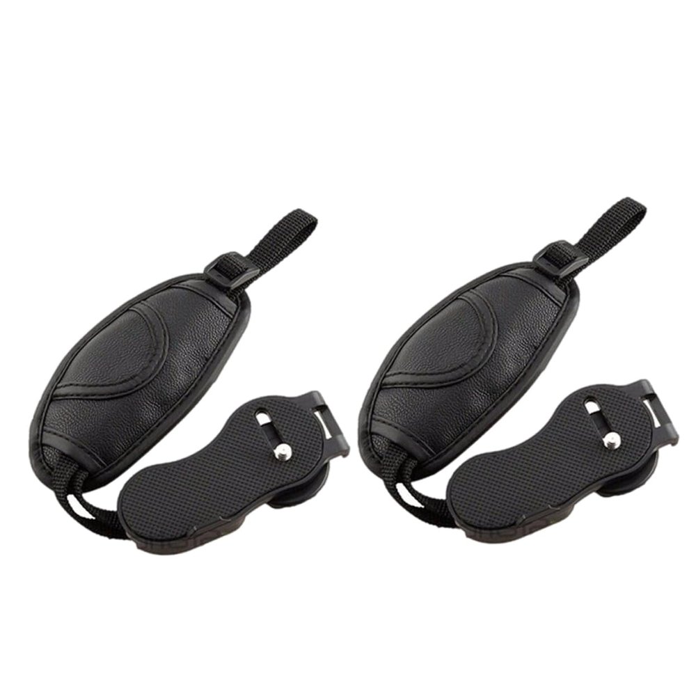 Veemoon 2pcs Non-slip Camera Wrist Strap Durable Pu Hand Strap for Dslr and Mirrorless Cameras Comfortable and Secure for Photography Enthusiasts