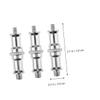 Veemoon Flash Light Stand Screw Adapter 3pcs Set Threaded Spigot for Photo Equipment view 3