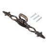 ECOLFE Antique Cabinet Drawer Handles, 1pc Drawer Wardrobe Door Pull Handle Antique Bronze Flower Furniture Handle Knob Wooden Box Handles with Screws view 1