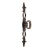 ECOLFE Antique Cabinet Drawer Handles, 1pc Drawer Wardrobe Door Pull Handle Antique Bronze Flower Furniture Handle Knob Wooden Box Handles with Screws view 2