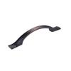 Antique Cabinet Drawer Handles, 2Pcs Black Solid Zinc Alloy Wardrobe Door Cabinet Home Improvement Hardware Accessories Handle 96Mm (Color : 96mm) view 1