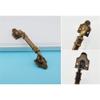 antique cabinet drawer handles, 4 Pack Large Antique Bronze/Brass Zinc Alloy Metal s Gate Pulls Vintage European Classical Rustic Metal Pull Handles Gate Handles Hardware Set Furniture Wardrobe Drawer view 2