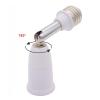 MAMA'S PEARL Universal E27 to E27 Lengthened Lamp Base 180 Degree Rotation Tube LED Light Bulb Extension Lamp Holder Head Conversion Socket view 4