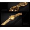 Antique Cabinet Drawer Handles, 2Pcs Cabinet Door Handle Retro Zinc Alloy Furniture Five Golden Bronze Drawer Wardrobe Small Handle 96Mm (Color : 96mm) view 3