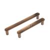 Antique Cabinet Drawer Handles, 2Pcs Wardrobe Handle Door Golden Brushed Wine Cabinet Cabinet Furniture Hardware 128Mm (Color : 128mm) view 1