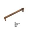 Antique Cabinet Drawer Handles, 2Pcs Wardrobe Handle Door Golden Brushed Wine Cabinet Cabinet Furniture Hardware 128Mm (Color : 128mm) view 4