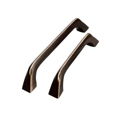 Antique Cabinet Drawer Handles, Wardrobe 2Pcs Pure Copper Handle Gold Copper Color Cabinet Wardrobe Handle 96Mm (Color : 1 128mm)