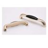Antique Cabinet Drawer Handles, 2Pcs Zinc Alloy Ceramic Handle Drawer Ceramic Handle Cabinet Household Wardrobe Hardware Handle 96 Black + Gray (Color : 128 Black+Gray) view 2