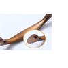 Antique Cabinet Drawer Handles, 2Pcs Hardware Indoor Curved Handle Door Handle Solid Base Cabinet Handle 96 Coffee (Color : 128 Fuji White) view 2