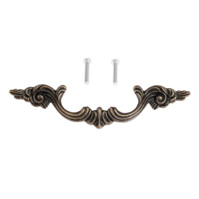 Antique Cabinet Drawer Handles, 2Pcs Furniture Handle and Handles Drawer Kitchen Door Pull Cupboard Handle Furniture Fittings 64/97Mm Hole Spacing 97Mm (Color : Hole Spacing 64mm)