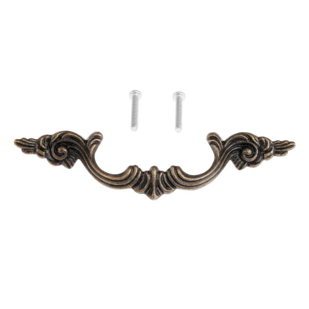 Antique Cabinet Drawer Handles, 2Pcs Furniture Handle and Handles Drawer Kitchen Door Pull Cupboard Handle Furniture Fittings 64/97Mm Hole Spacing 97Mm (Color : Hole Spacing 64mm)