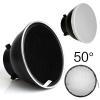 7inch 18cm Standard Reflector Diffuser with Degree Honeycomb Grid, Compatible with Bowens Mount Studio Light Strobe Flash (Standard Reflector+50x Honeycomb Grid+White Standard Reflector Cloth) view 2