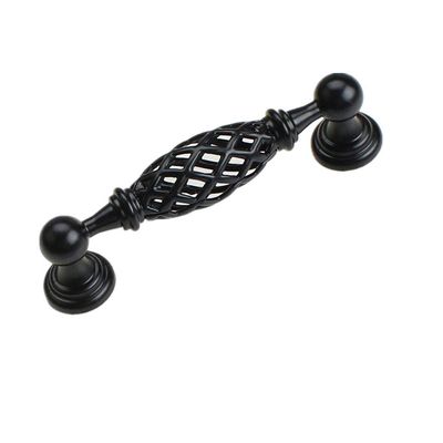 Antique Cabinet Drawer Handles, 2Pcs Antique Red Bronze Cabinet Handles Zinc Alloy Hollow Out Bird Cage Kitchen Door Pulls Cupboard Wardrobe Handle Knob (Color : 128mm)