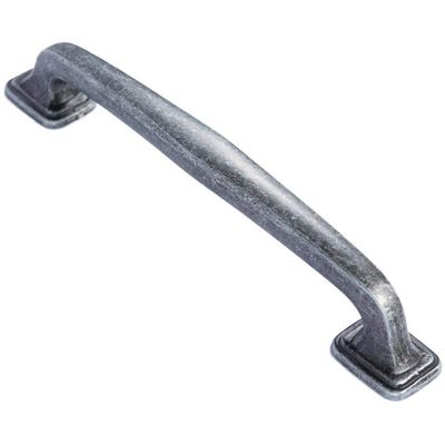 Antique Cabinet Drawer Handles, 2Pcs Small Handle Retro Cupboard Wardrobe Door Shoe Cabinet Furniture Tv Cabinet Drawer Cabinet Door Handle Bronze (Color : Ancient Silver)
