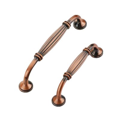 Antique Cabinet Drawer Handles, 2Pcs Handles Drawer Antique Brass Kitchen Cupboard Handles Furniture (Color : 96mm)