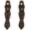 ECOLFE Antique Cabinet Drawer Handles, 2Pcs Antique Handles Drawer Pull Cabinet Drawer Kitchen Door Handle Furniture Knob Wood Box Pull Handle view 1