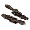 ECOLFE Antique Cabinet Drawer Handles, 2Pcs Antique Handles Drawer Pull Cabinet Drawer Kitchen Door Handle Furniture Knob Wood Box Pull Handle view 3