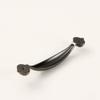 Antique Cabinet Drawer Handles, 2Pcs Zinc Alloy Furniture Door Handle Drawer Cupboard Closet Door Handle Cupboard Handle Matte Black 96Mm (Color : Green Coffee 128mm) view 3