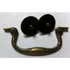 ECOLFE Antique Cabinet Drawer Handles, Vintage Simple Wooden Wine Gift Box Furniture Handle Zinc Alloy Bronze Tone 4Pcs view 3