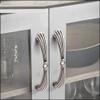 Antique Cabinet Drawer Handles, 2Pcs Antique Drawer Cabinet Door Cabinet Handle Classical Furniture Handle Silver Zinc Alloy Handle 96Mm (Color : 128mm) view 4