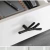 antique cabinet drawer handles, 2 Pieces Cabinet Handle,Handle Zinc Alloy Tree Branch Shape Solid Cabinet Handle Simple Style Furniture Door Accessory Durable(Ahole Distance 128mm)(A Hole distance 128 view 4