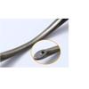 Antique Cabinet Drawer Handles, 2Pcs Cabinet Door Hardware Curved Handle Pattern Wardrobe Handle Furniture Door Handle 96 Fuji Black (Color : 96 White) view 2