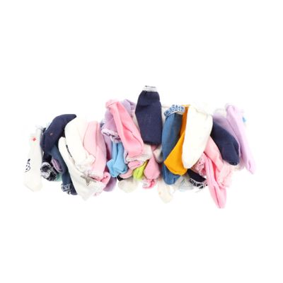 Outanaya 60pcs Cotton Finger Sleeve Protectors Reusable Breathable for Gardening Crafting Kitchen Work Thickened Random Colors
