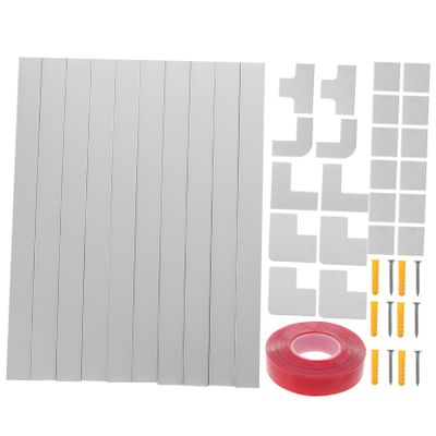 Homoyoyo 1set Self-Adhesive Cable Hider Thick Cord Cover Raceway Kit for Easy Installation Tidy Organization for Concealing Tv Computer and Wall Cords