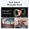 Health Ring Smart Ring, Health Fitness for Man Women, Support Sleep Monitoring Step Counting, Creative Fashionable Rings for Birthday Christmas Valentines Day view 3