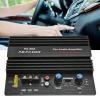 Car Sound Power Amplifier Board, 600W 12V Audio Amplifier with Dual IC Integrated Chip, Aluminum Alloy Sturdy Stable Easy to Install High Power Subwoofer Amp Board for Most Cars view 2