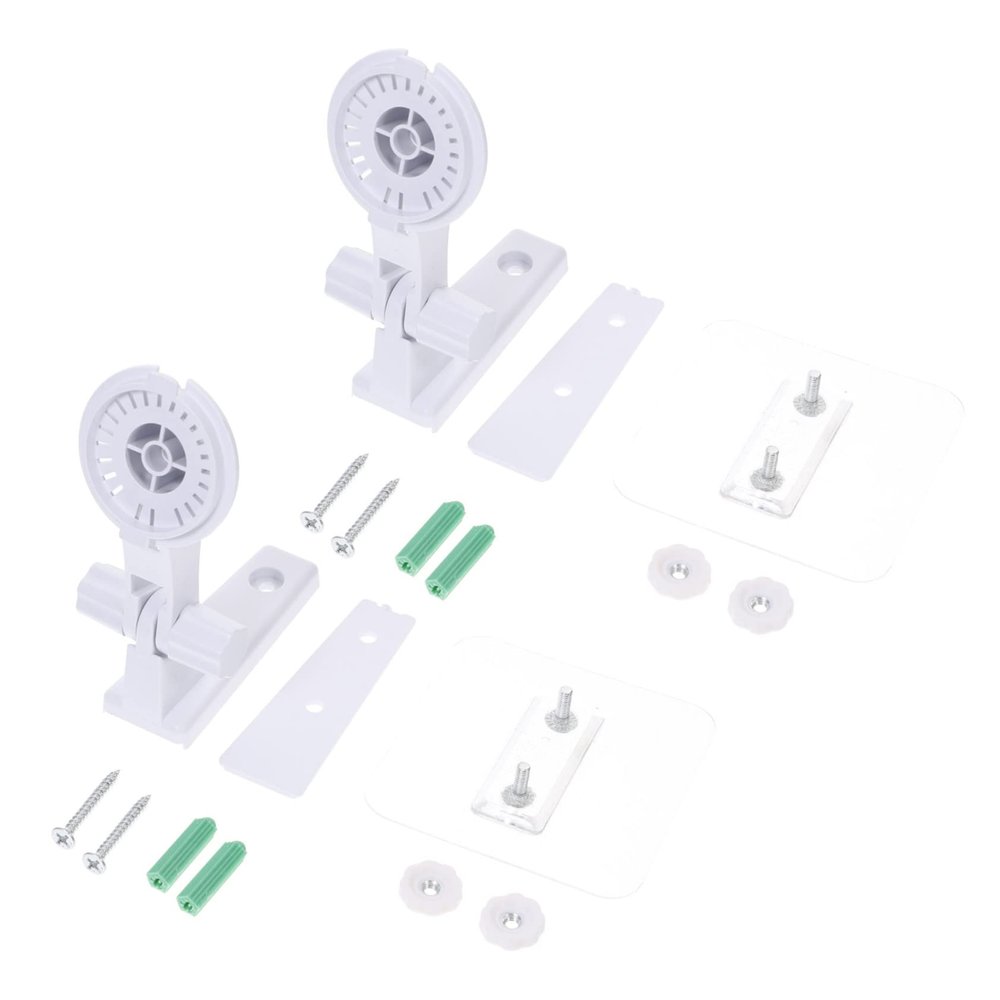 Veemoon 2pcs Adjustable Wall Ceiling Mount Bracket for Security Cameras Durable Multi-Angle Rotation Easy Installation for Indoor Outdoor Use