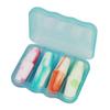 FRCOLOR 4pcs Noise Reduction Earplugs Mute Ear Protectors for Sleeping and Studying Soft Pu Material Comfortable Fit for Everyday Use Mixed Colors view 4
